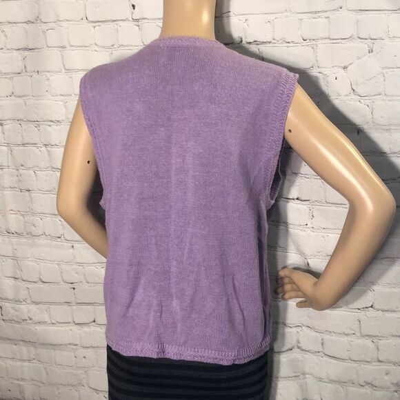 Jantzen Classics Hand Embroidered Floral Vest M - Picture 6 of 8